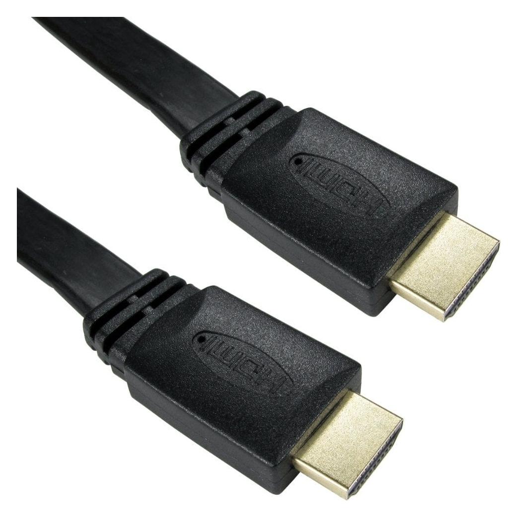 Cables Direct 2MFLATHDMI HI SPEED GLD B/Q 125 (77HD4-002)