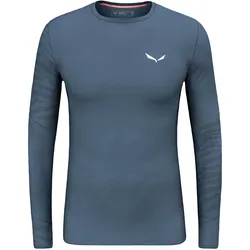 Salewa, Herren, Funktionsshirt, Cristallo Warm Alpine Merino Responsive Langarm Baselayer (XXL), Blau