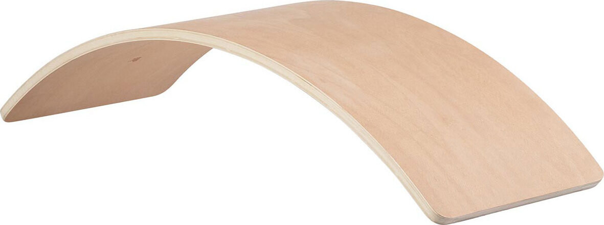 Goki Balance Board houten balansbord halvemaanvorm naturel 82 cm