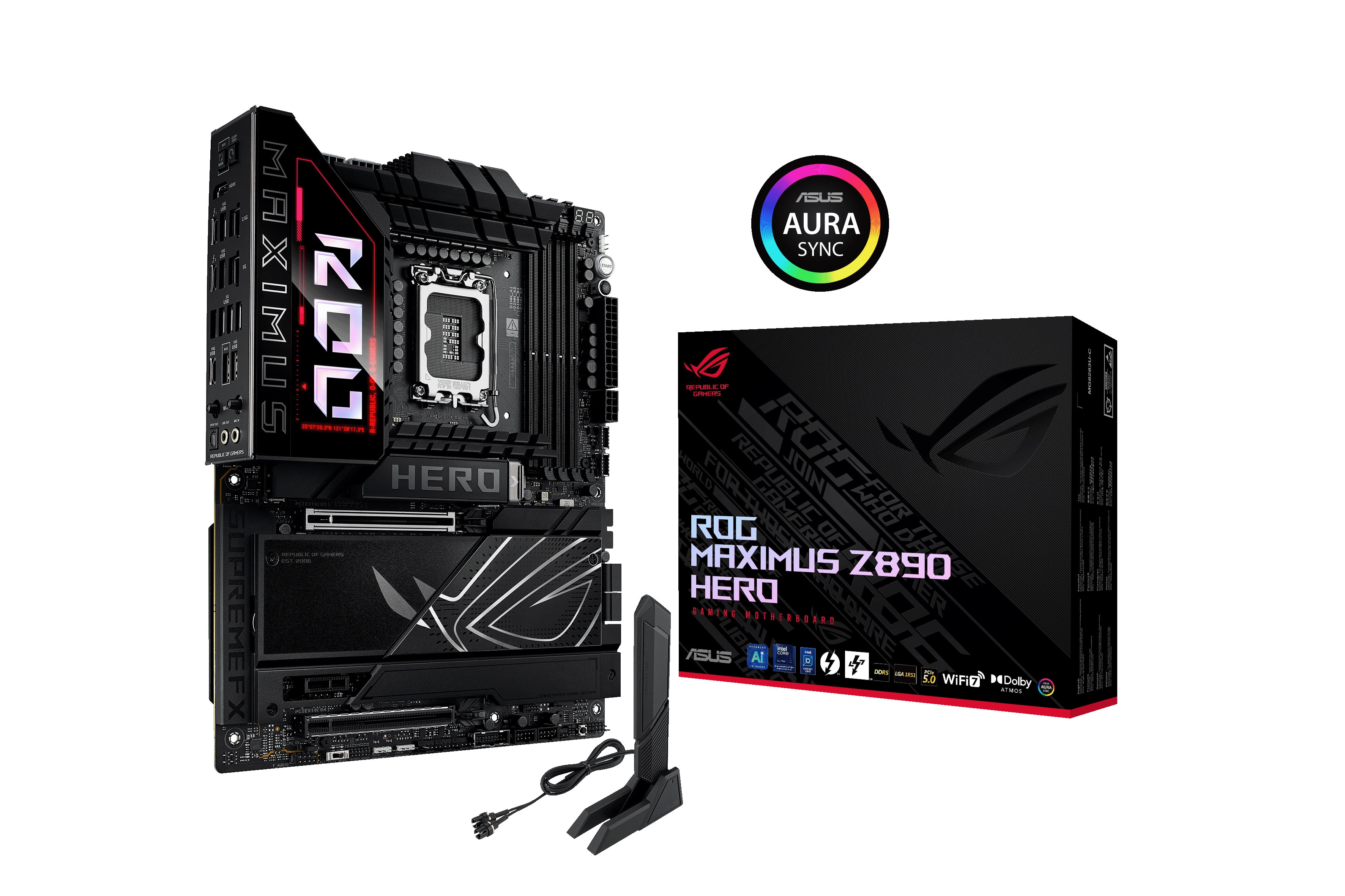 ASUS ROG MAXIMUS Z890 HERO ATX Mainboard - Sockel 1851