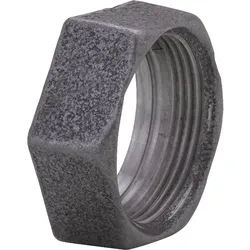Überwurfmutter DN40(11/2'') schwarz, für DN25(1'') Umwälzpumpen