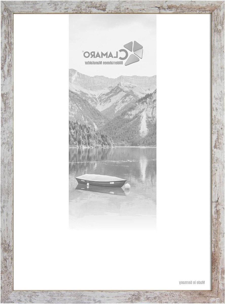 Fotolijst Vierkant Vintage Wit - Muurlijst Decoratie - 99 x 105 cm