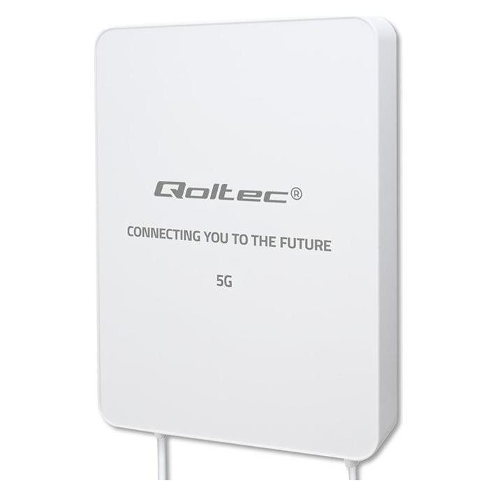 Qoltec Antena 5G LTE | 16dBi | kierunkowa | zewnętrzna | SMA | 3300-3800MHz | wodoodporna | 3m (5G) (57064)