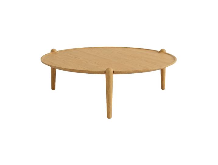 Design House Stockholm Aria Couchtisch Eiche, Ø90x30 cm