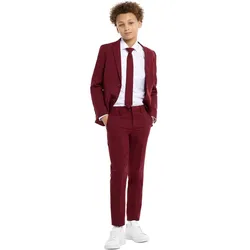 OppoSuits Blazing Burgundy Anzug für Jugendliche (170, 176)