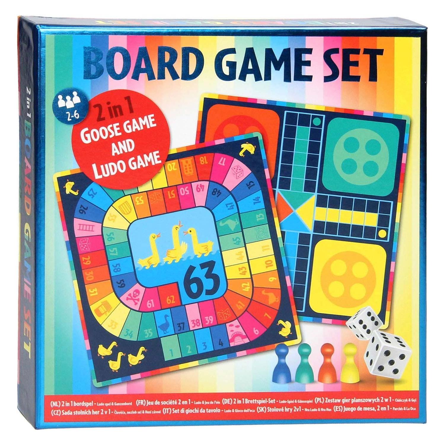 Wins Holland Kinderspiel Ludo / Spiel der Gans 2in1 (Englisch, 2 - 6 Spieler) (21206159)