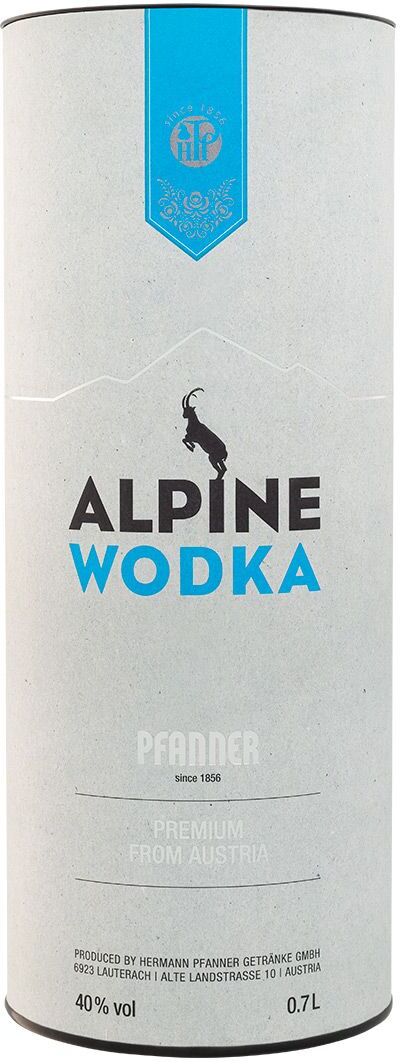 PFANNER Alpine Wodka mit Geschenkbox 40% Vol