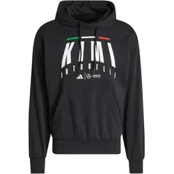ADIDAS Herren Kapuzensweat Mercedes - AMG Petronas Formula One Team Kimi Antonelli, Größe L in Schwarz Schwarz