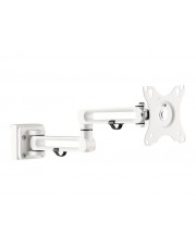InLine Slatwall Monitorhalterung lang weiß Stahl Weiß (23183B)