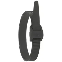 Legrand 9x185mm 31913 Colson schwarz (Klettkabelbinder, 185 mm, 100 Stk.)