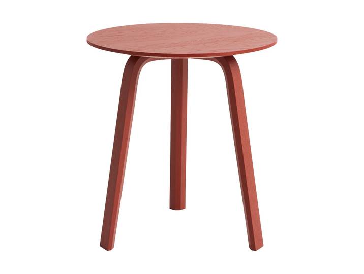 HAY Bella Couchtisch Tile red, Ø45x49 cm