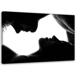 BILD AUF LEINWAND Paar bei einem intimen Akt 120x80cm