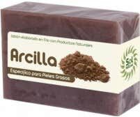 SOLNATURAL Jabón Arcilla Grasa Acné 100 g
