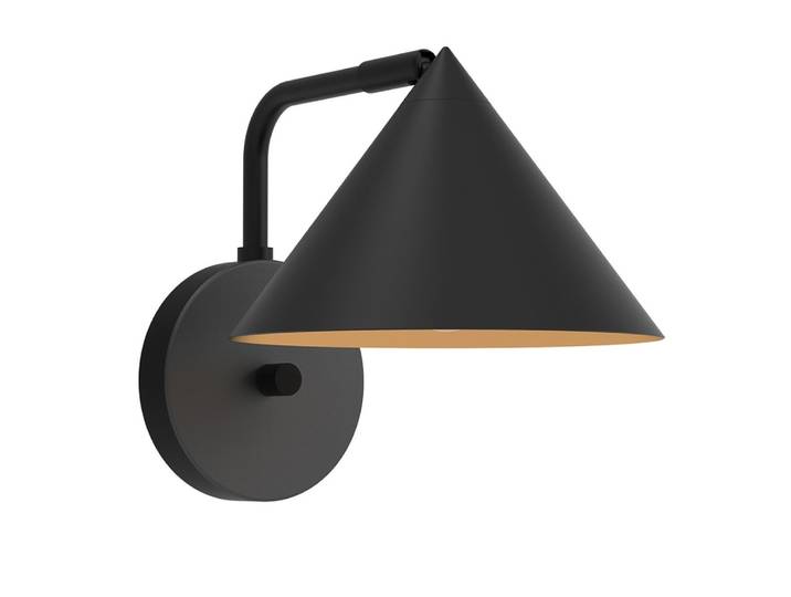 Remyck Applique Murale en Acier,Noir Mat