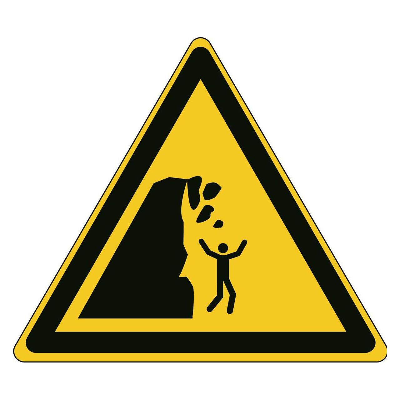Brady ISO-Sicherheitsschild - Warnung vor instabiler Klippe (W/W053/NT/PP-TRI315-1)