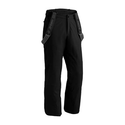 Skihose MAIER SPORTS "Anton 3.0", Herren, Gr. 94, Langgrößen, schwarz, 100% Polyester, Hosen Skihose, Herren Schneehose mit Hosenträgern, wind/wasserdicht, Regular Fit