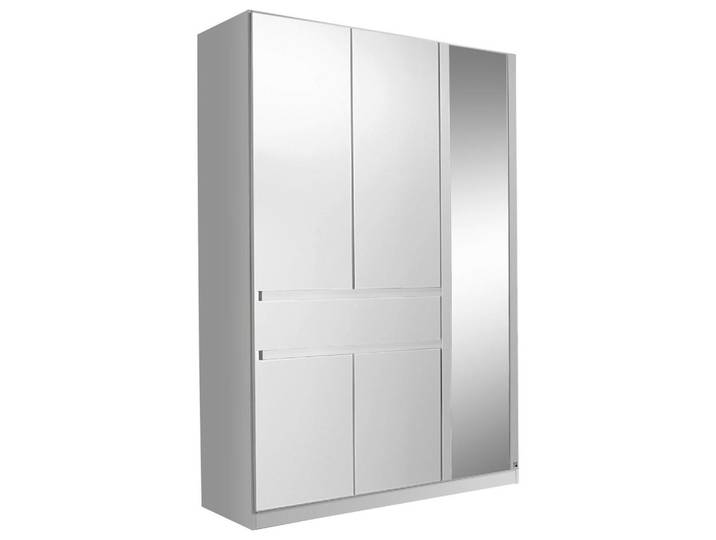Drehtürenschrank mit Spiegel Tübingen Weiß