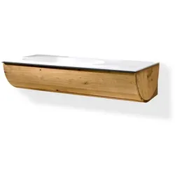 Voglauer Waschtischunterschrank V-Quell Holz Braun Alteiche