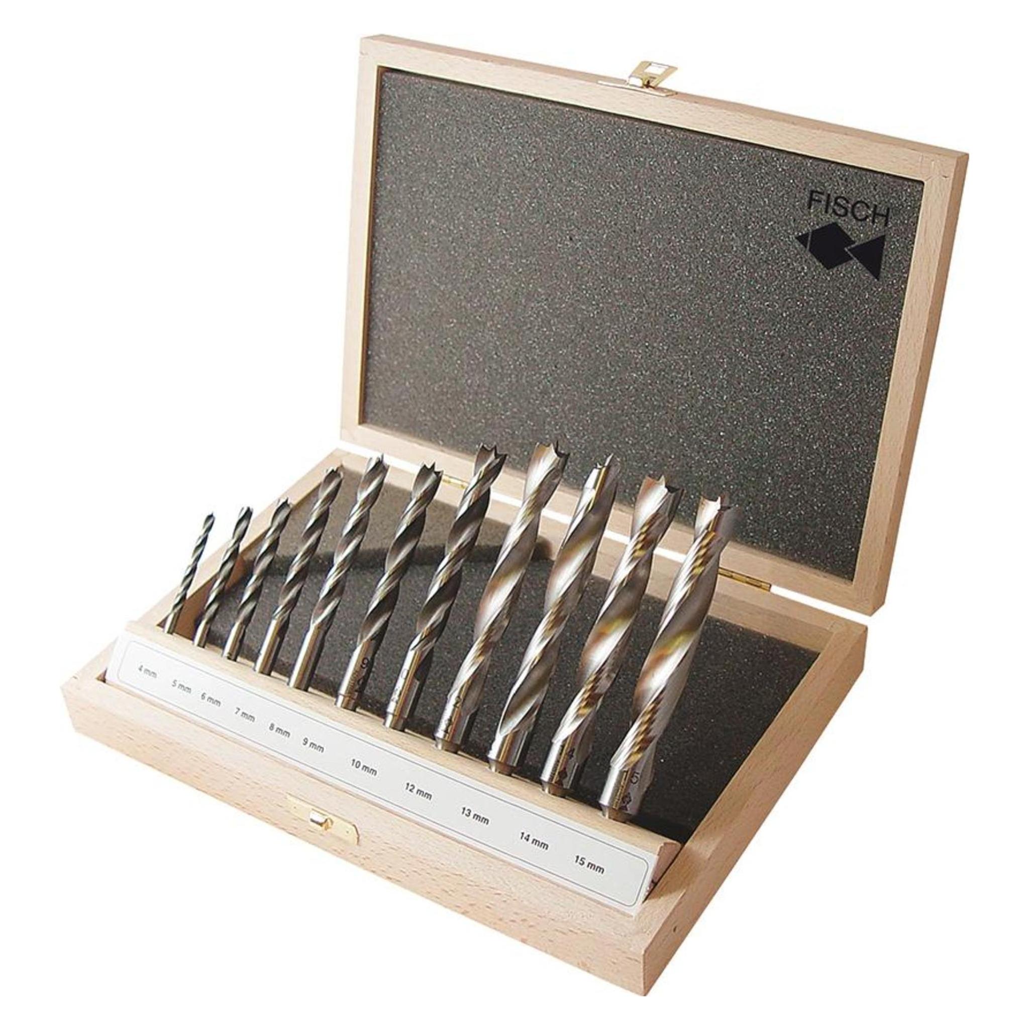 Fisch Holzspiralbohrer Satz HSS Profi 11-tlg. 4-16mm R (10 Millimeter, 12 Millimeter, 14 Millimeter, 15 Millimeter, 16 Millimeter, 4 Millimeter, 5 Millimeter, 6 Millimeter, 7 Millimeter, 8 Millimeter, 9 Millimeter) (9002696321576)