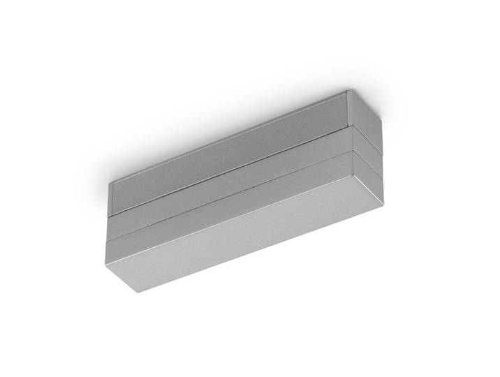 Trio Lighting Universal-Einspeisung DUOline, 2-Phasen, titan DUOline, alu / grau / zink, Kunststoff, Schienensysteme
