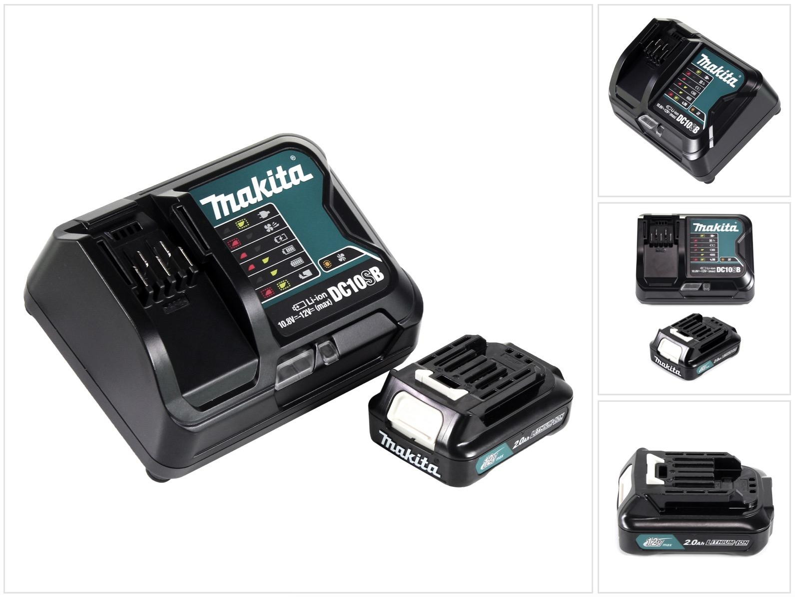 Makita Power Source Kit 12V met 1x BL1021B accu 2,0Ah en DC10SB oplader