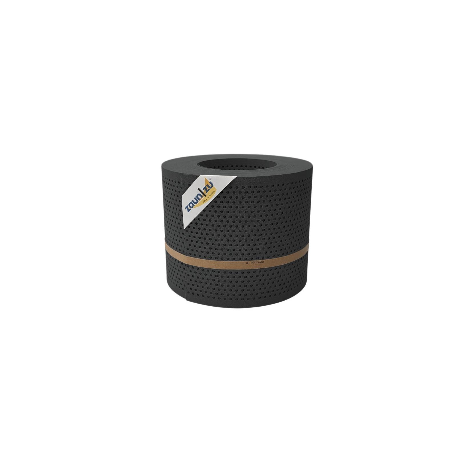 zaun zu® Sichtschutzstreifen PP Premium Gelocht 20 Prozent Streifen Anthrazit 26m