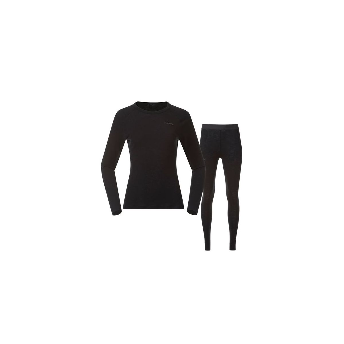 Bergans Allround Merino Baselayer Set Women black (91) M 252198-3451-91-M