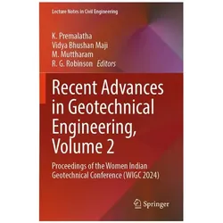 Recent Advances in Geotechnical Engineering, Volume 2, Fachbücher von Bhushan Maji, Vidya/Muttharam