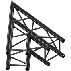 Milos Pro-30 Square G Truss - Corner - Heavy Duty QCVU19 - 45° corner - heavy duty - black - G