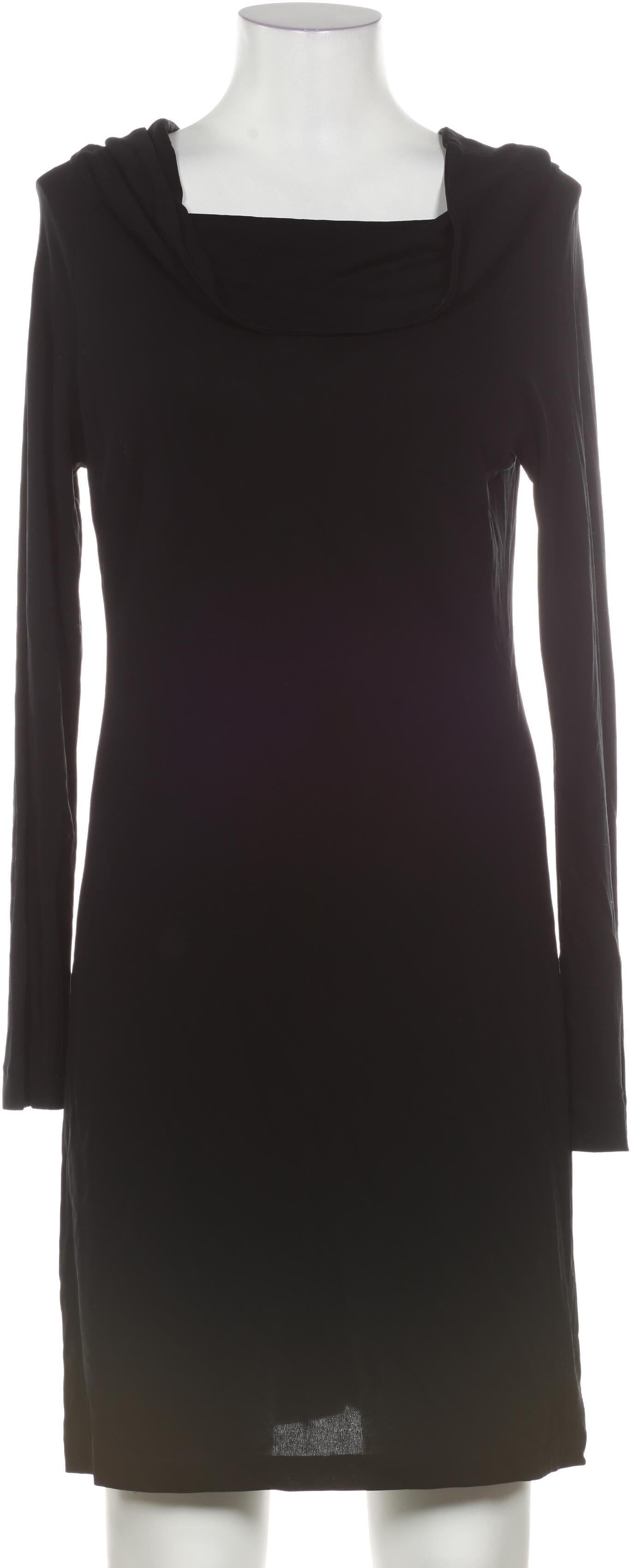 Turnover Damen Kleid, Schwarz, Gr. EU 38, Synthetik - Second Hand