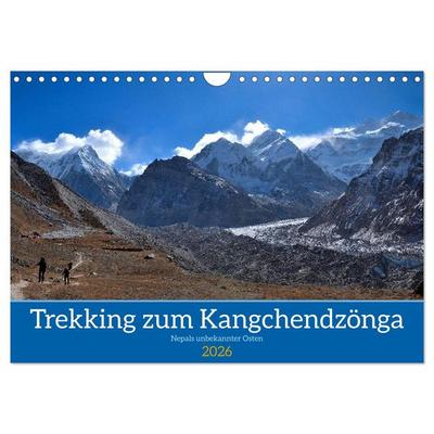 Trekking zum Kangchendzönga (Wandkalender 2026 DIN A4 quer), CALVENDO Monatskalender