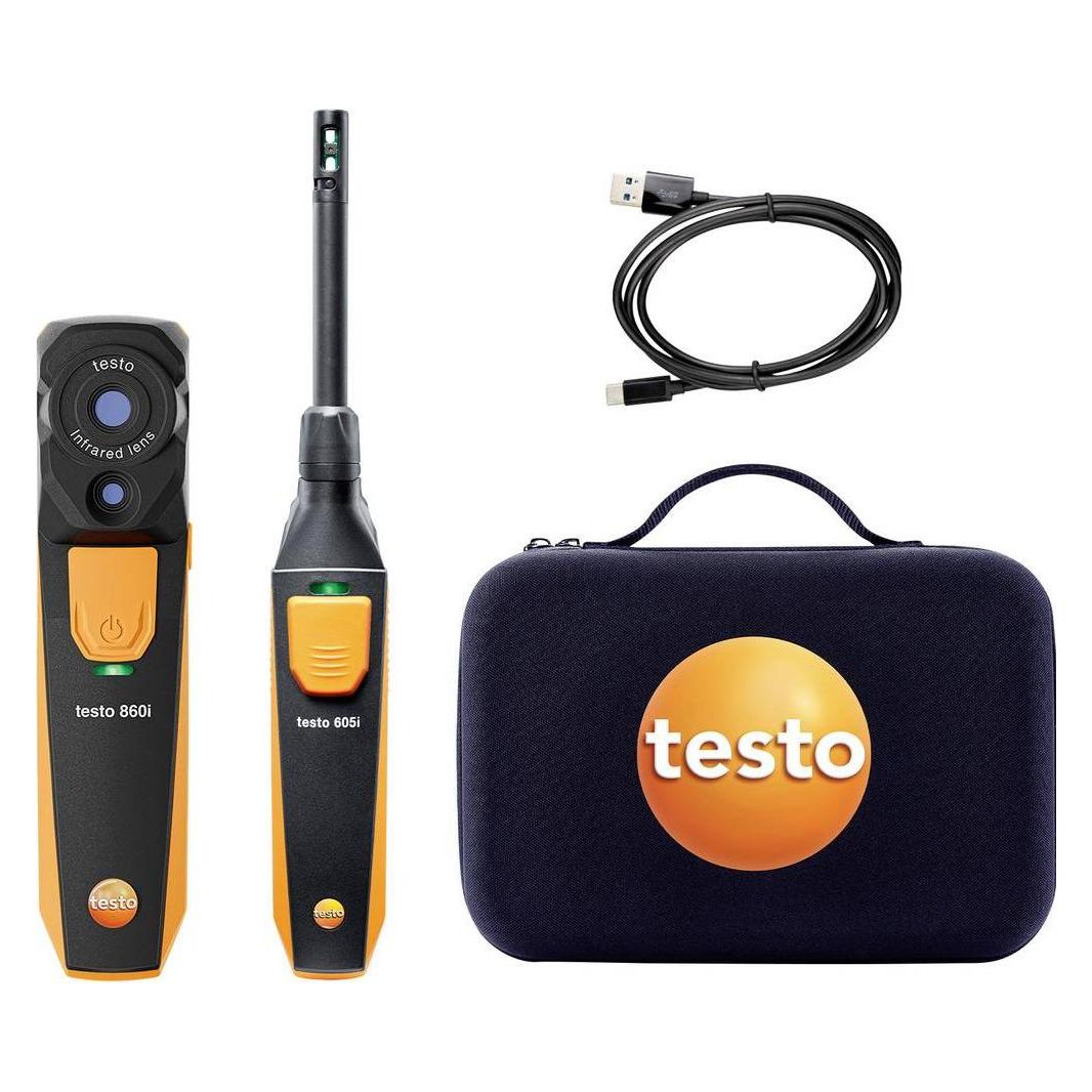 Testo 860i Schimmel-Set - Wärmebildkamera 860i mit Bluetooth-Feuchtefühler 605i (8724 00 (Handywärmebildkamera) (8724 0084)