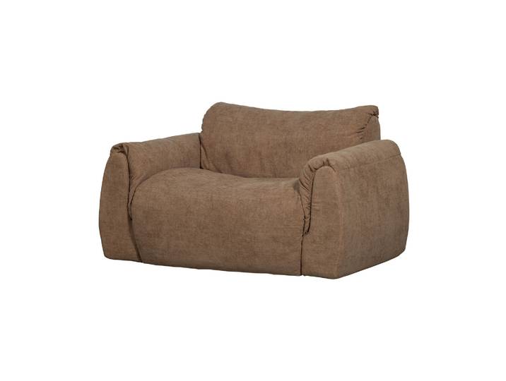 Causeuse Chenille Marron Baggy