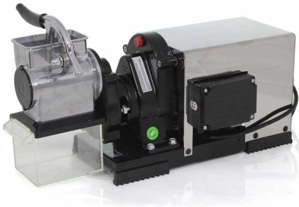 Reber 9010 N INOX - Elektrische Küchenreibe - N.5 - professioneller elektrischer Induktionsmotor - 600W