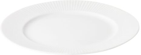 Aida Groovy Middagstallerken, Hvid
