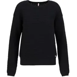 Blutsgeschwister Strickpullover Chic Promenade - plain black braid M