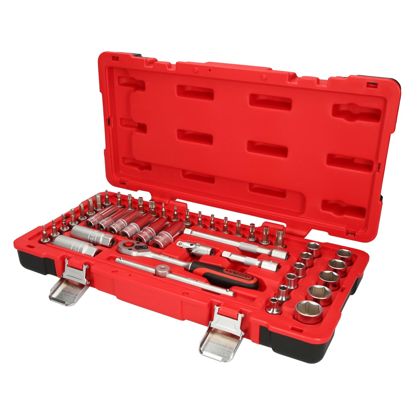 KS Tools 3/8" Steckschlüssel-Satz, 46 Teile, Flank Traction (951.0646)