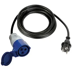 Perel Kabel - Schuko-Stecker Auf Cee-Kupplung - 3 M