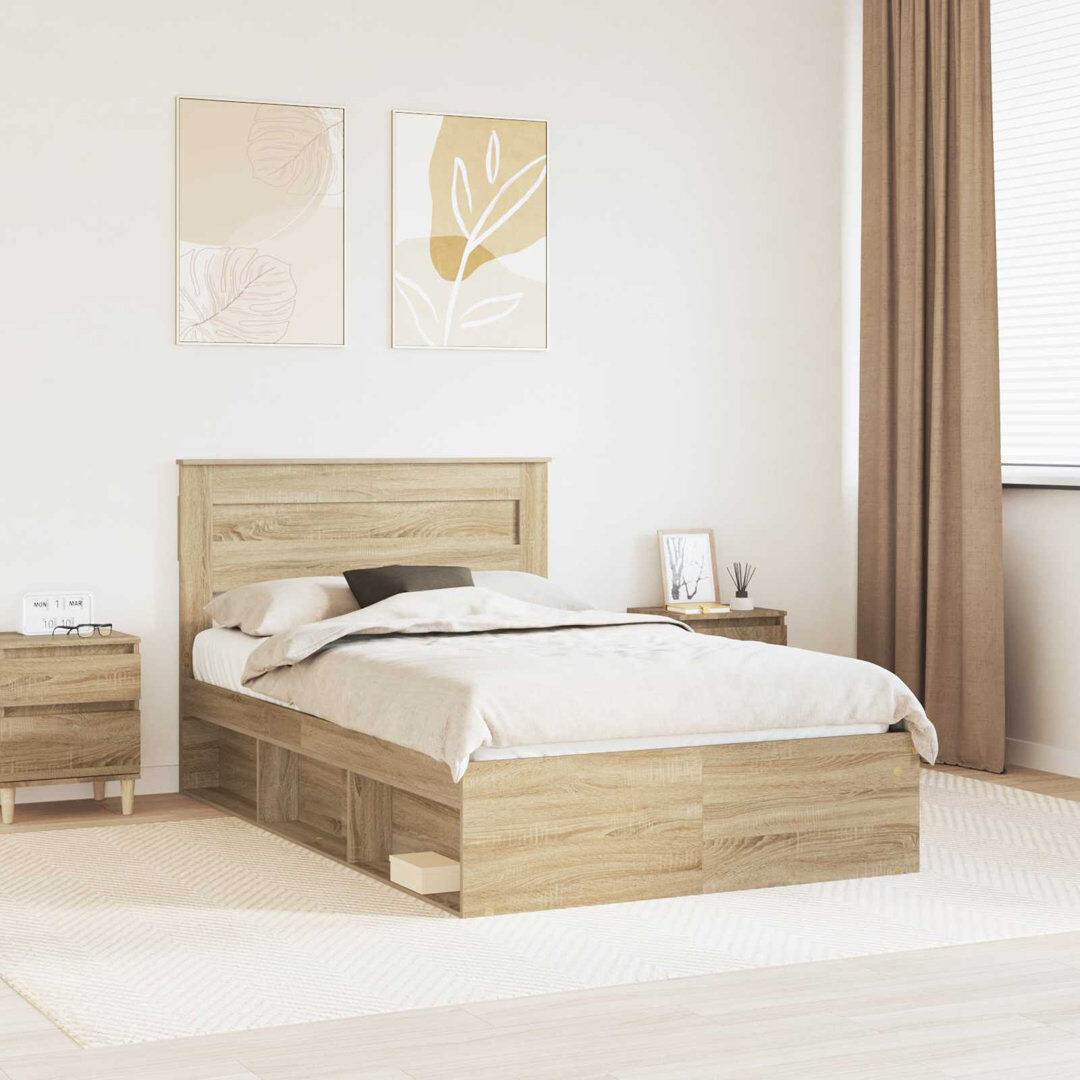 17 Stories Bed Sonoma Small Double (4')