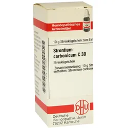 Strontium Carbonicum C 30 Globuli 10 g