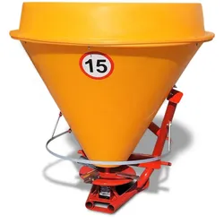 Salzstreuer | 650 Liter | Düngerstreuer | Universalstreuer | Trichterstreuer für Traktor