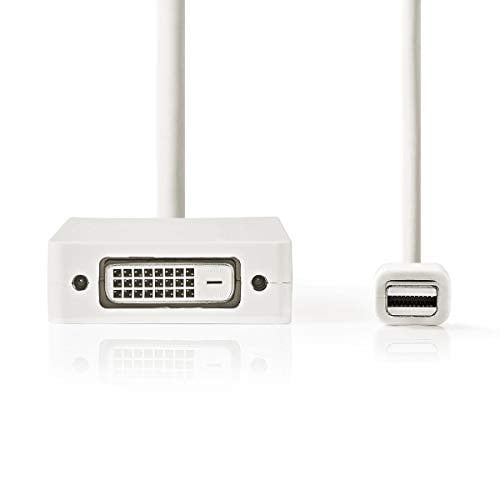 Mini DisplayPort naar HDMI, DVI-D en VGA kabel, DisplayPort 1.2, 0.20 m, Wit
