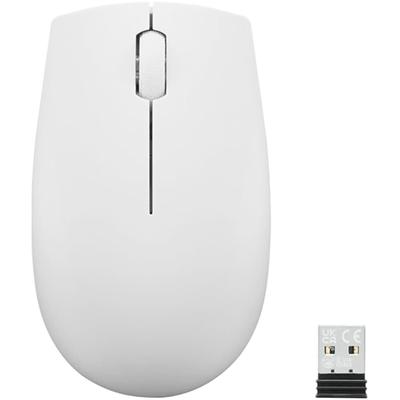 LENOVO Maus "300 Wireless", grau (wolkengrau), B:5,79cm H:3,2cm T:9,8cm, Computer-Mäuse