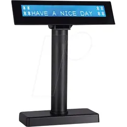 ARTD LCD730U - Kundendisplay, USB, LCD, dunkelgrau