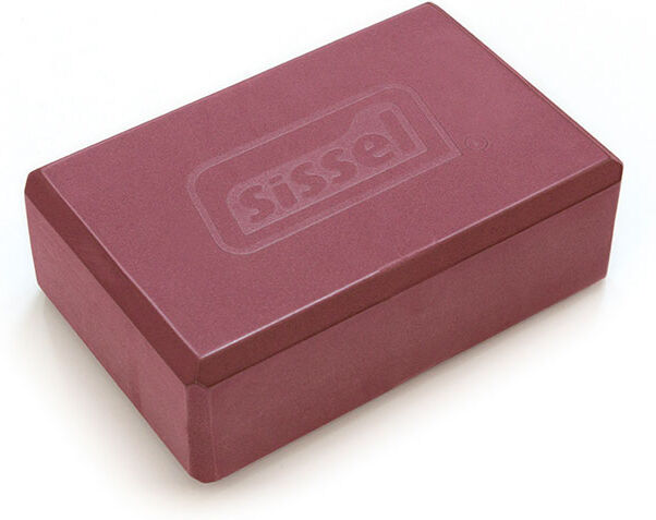 Sissel Yoga Block ® in due versioni: sughero e espanso Bordeaux