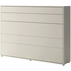 SCHRANKBETT Bed-Concept BC-04 140x200 mit weißer LED Beleuchtung