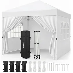 Pavillon Quickup Weiß