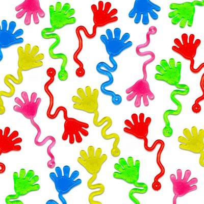 Uplifted Finds 12PCS Glitter Sticky Hands Mini Stretchy Sensory Stress Relief Toys 12PCS Glitter Sticky Hands Mini Stretchy Sensory Stress Relief Toys