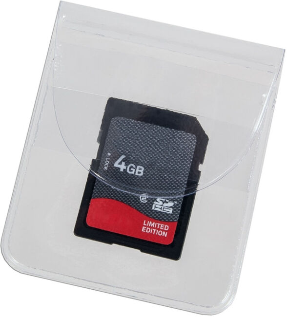 Pochettes autocollantes Eichner pour cartes mémoire (9218-04000)