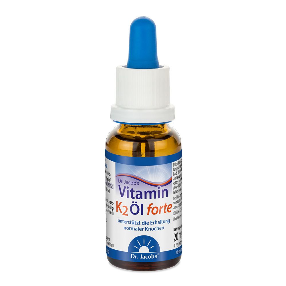 Vitamin K2 ÖL forte 200µg all-trans MK7 Dr.Jac.FLE 20 ml Flüssigkeit zum Einnehmen